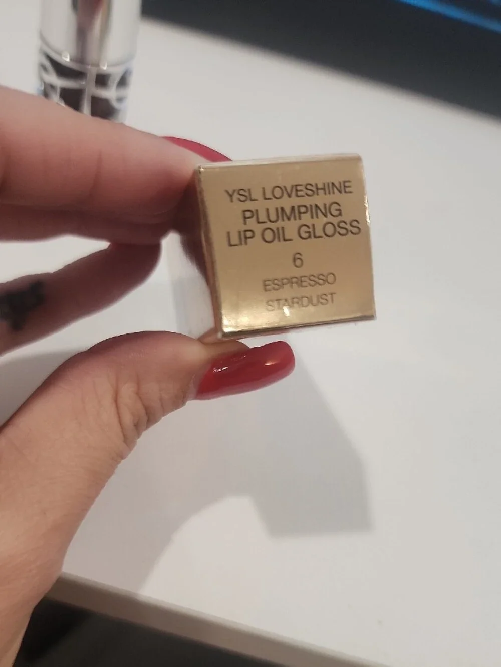 Yves Saint Laurent Brown Sheer Shimmer Plumping Lip Oil Gloss NIB
